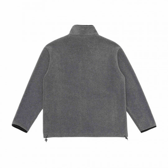 Herren Fleecejacke mit Stehkragen, windabweisendem Microfleece und Kordelzugsaum Nord Taschen