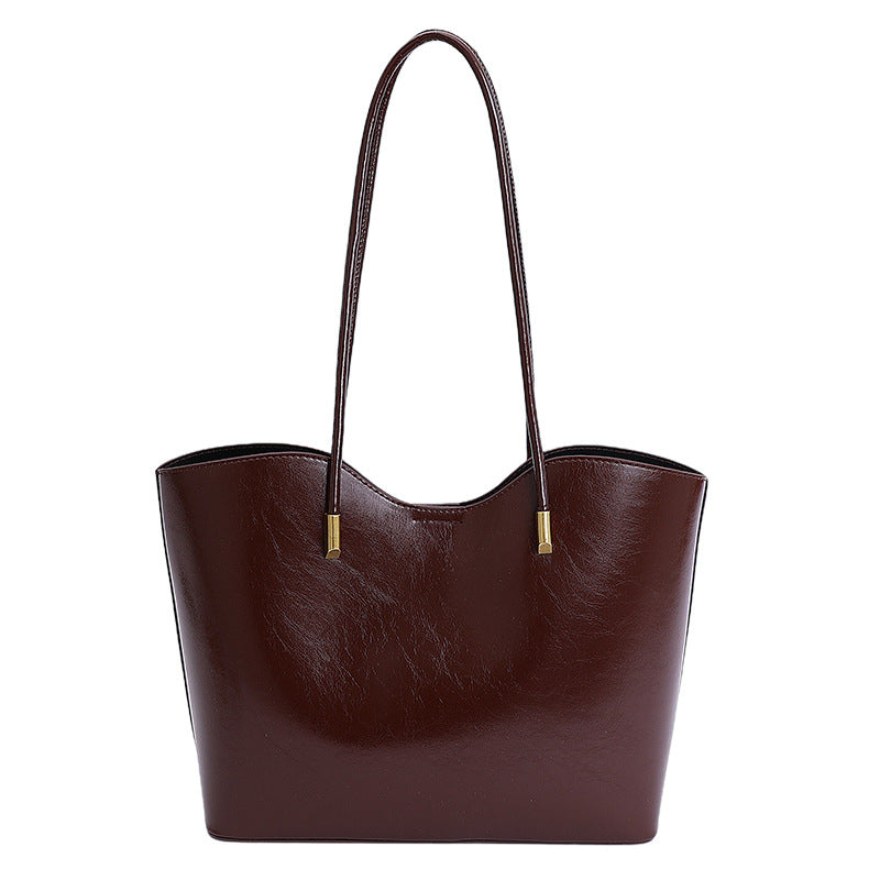 Damen elegante Shopper-Tasche mit geschwungener Silhouette Nord Taschen