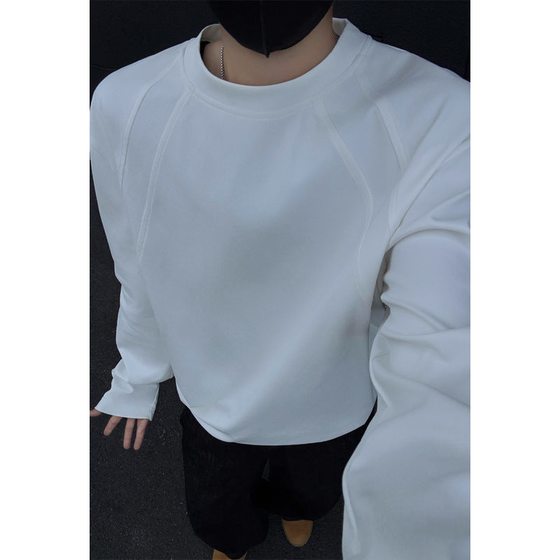 Herren Oversize Rundhals‑Sweatshirt mit Raglanärmeln und cleanem Minimaldesign Nord Taschen