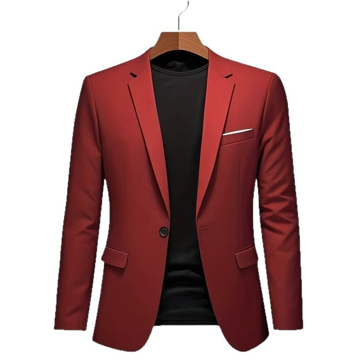 Herren taillierter Business-Sakko mit Stretchkomfort und modernem Revers Nord Taschen