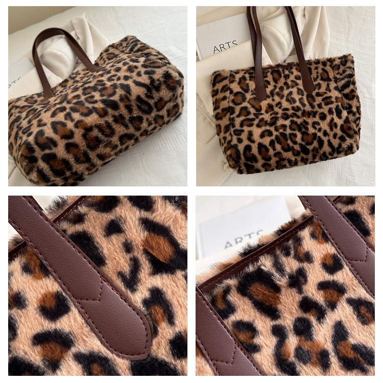 Damen Beuteltasche mit flauschiger Oberfläche Nord Taschen