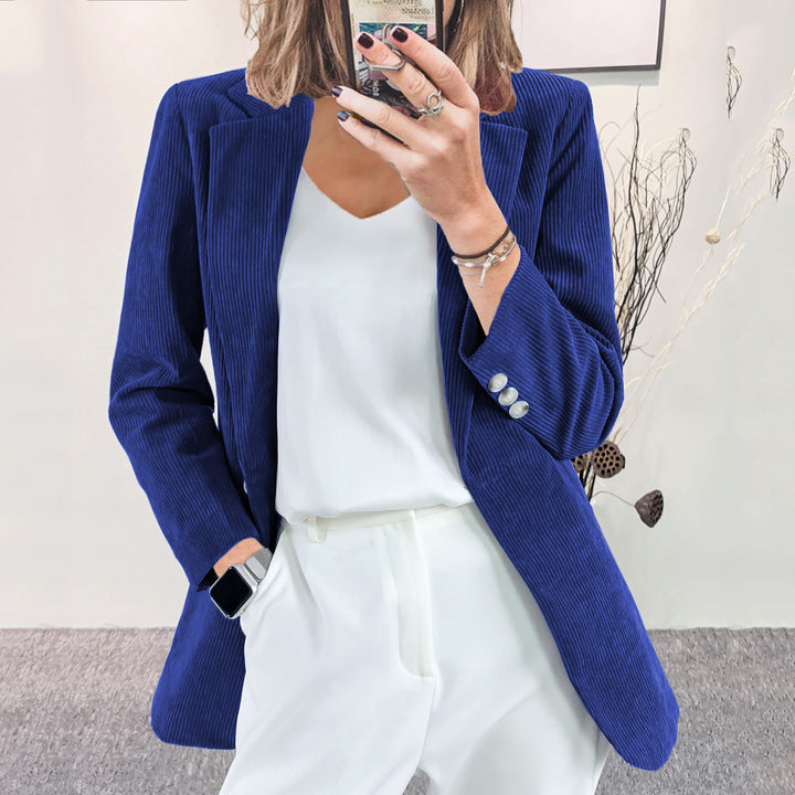 Cord Blazer Damen Elegant