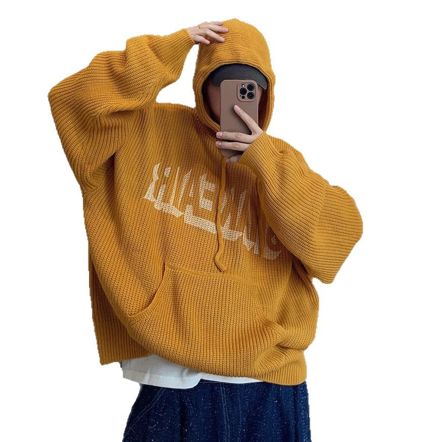 Damen Komfortabler oversized Hoodie mit grafischem Schriftzug Nord Taschen