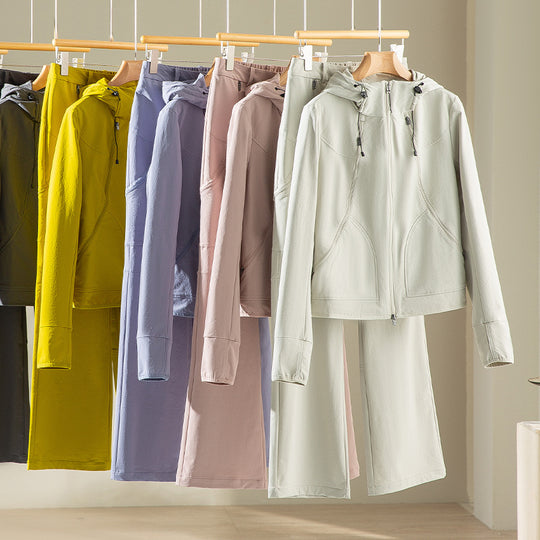 Damen Kapuzen-Softshelljacke mit Zwei-Wege-Reißverschluss und ergonomischer Schnitt Nord Taschen