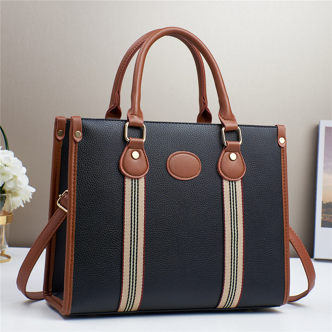 Damen modische Handtasche mit strukturiertem Obermaterial Nord Taschen