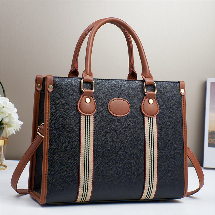 Damen modische Handtasche mit strukturiertem Obermaterial Nord Taschen
