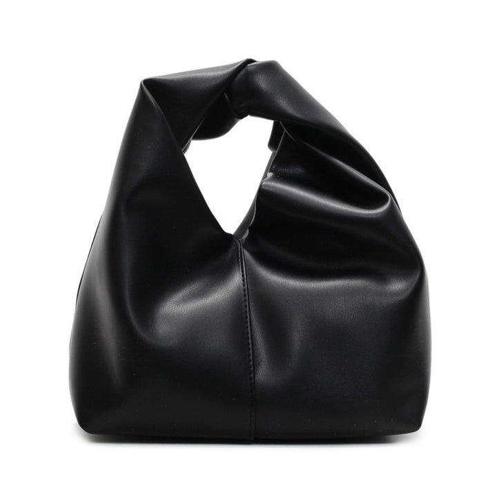 Damen Hobo-Tasche mit dekorativem Knotenverschluss und geschmeidiger Kunstlederoberfläche Nord Taschen