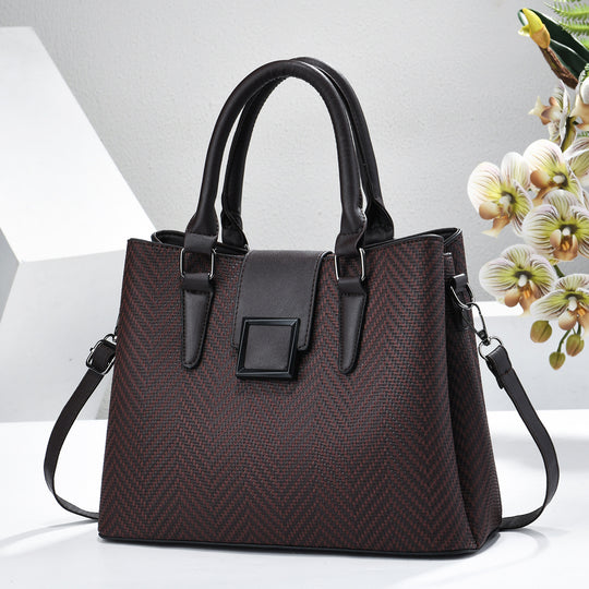 Damen elegante Umhängetasche mit strukturiertem Design und abnehmbaren Schulterriemen Nord Taschen