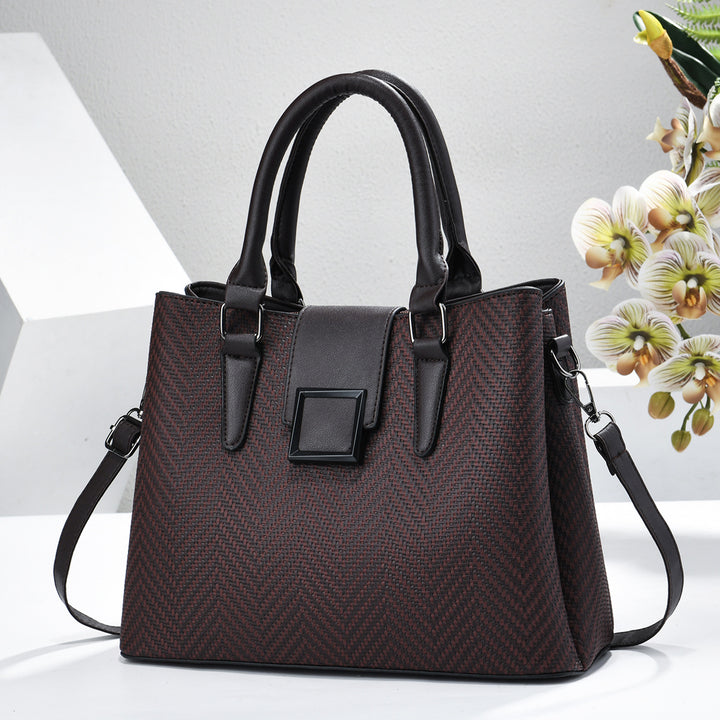 Damen elegante Umhängetasche mit strukturiertem Design und abnehmbaren Schulterriemen Nord Taschen