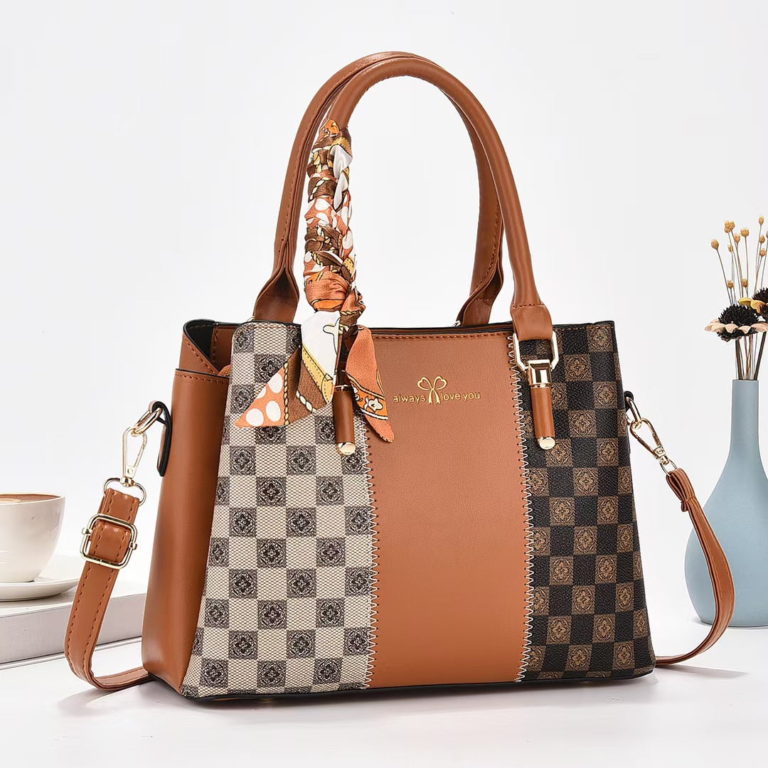 Damen modische Handtasche mit vielseitigem Tragegurt und eleganten Akzenten Nord Taschen
