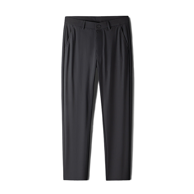 Herren Schlanke Business‑Stretchhose mit Bügelfalte und Komfortbund Nord Taschen