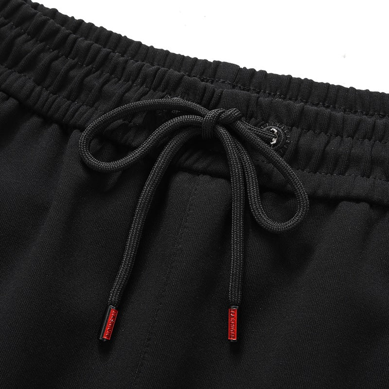 Herren Sportliche konisch zulaufende Jogginghose mit Elastbund, Kordelzug & Reißverschlusstaschen Nord Taschen