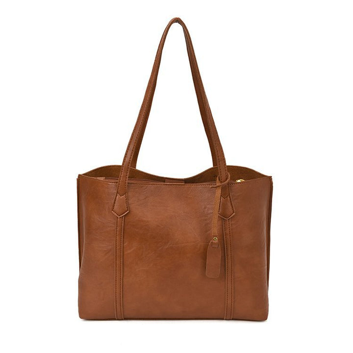 Damen geräumige Handtasche aus hochwertigem Echtleder Nord Taschen
