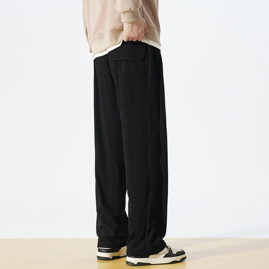 Herren Weite Cordhose im Relaxed‑Fit mit Tunnelzugbund & geradem Bein Nord Taschen