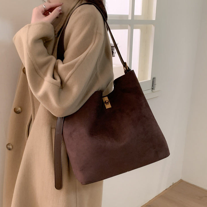 Damen schicke Hobo-Tasche mit elegantem Verschluss Nord Taschen