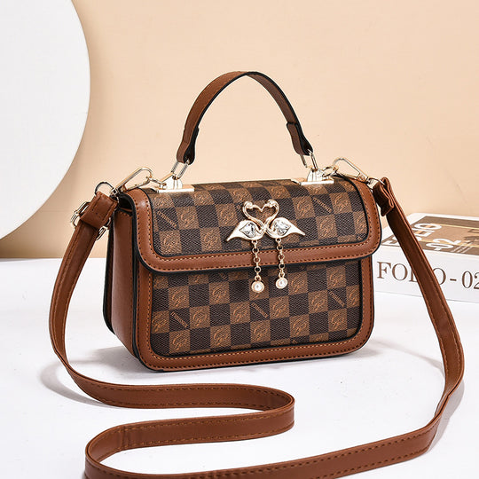 Damen luxuriöse Umhängetasche mit kunstvollem Design und abnehmbarem Schulterriemen Nord Taschen