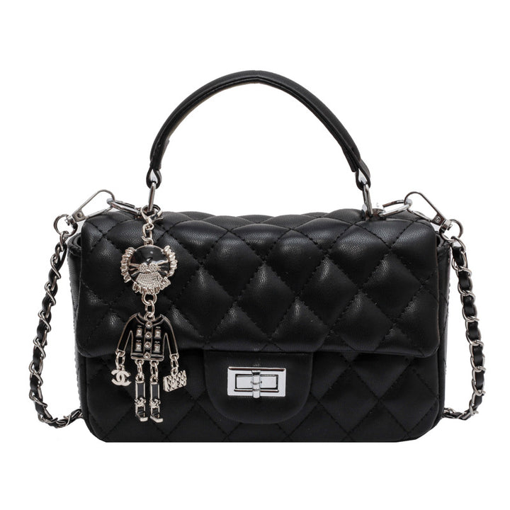 Damen elegante Schultertasche mit metallischen Akzenten Nord Taschen
