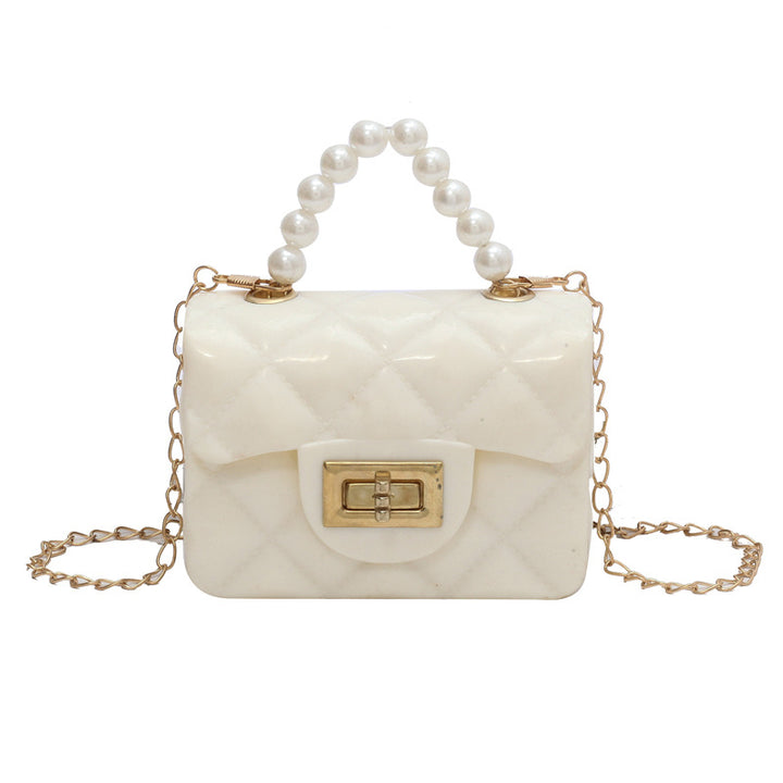 Damen Taschenhandtasche mit Perlen-Detail und luxuriöser Oberflächenstruktur Nord Taschen