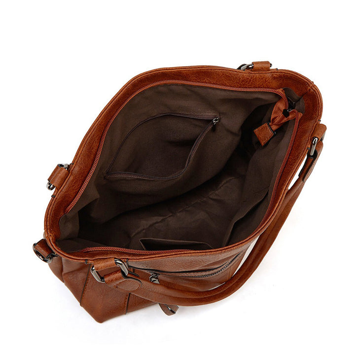 Damen Hobo-Tasche mit elegantem Fächerdesign und praktischem Innenbeutel Nord Taschen