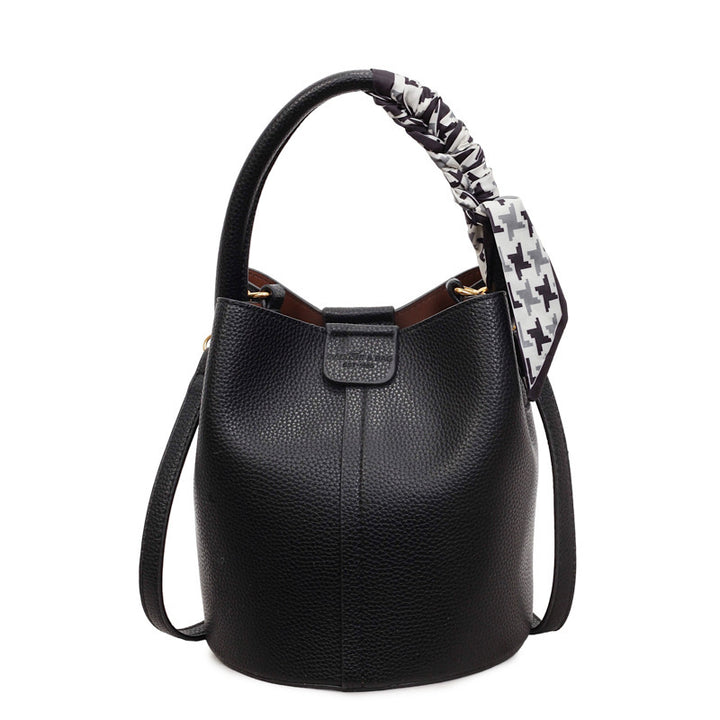 Damen Hobo-Tasche aus hochwertigem Leder mit modernem Kordelzug Nord Taschen