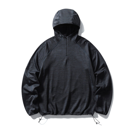 Herren Leichter Half‑Zip Kapuzenpullover aus technischem Funktionsmaterial Nord Taschen