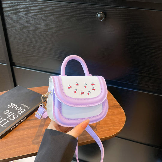 Damen Mini-Handtasche mit fröhlichem Kirschdesign und charmanten Anhängern Nord Taschen