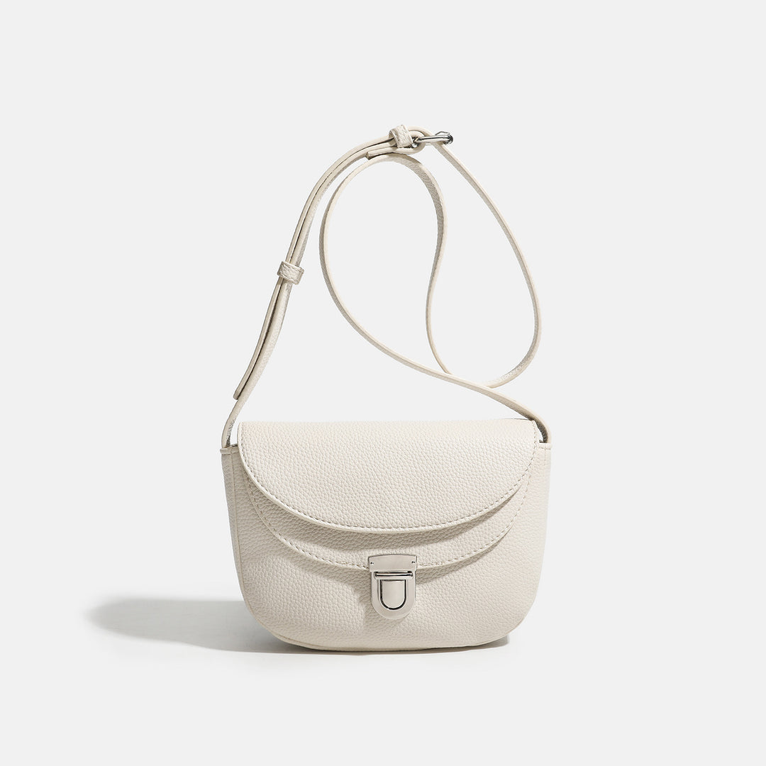 Damen Umhängetasche mit geschwungenem Design und eleganter Schnalle Nord Taschen