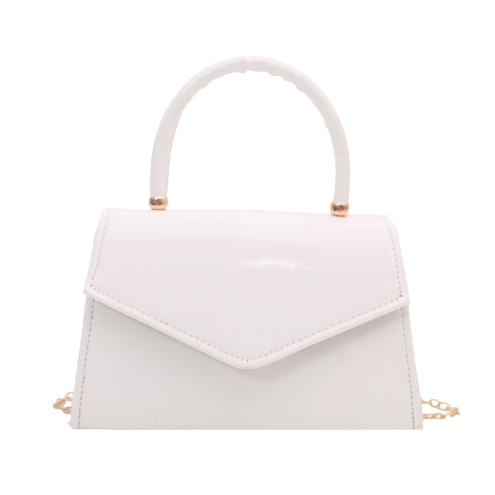 Damen elegante Handtasche im modernen Lacklederdesign Nord Taschen