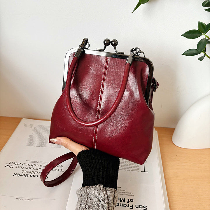 Damen modische Handtasche mit klassischem Design und hochwertigem Leder Nord Taschen