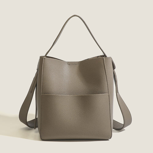 Damen Hobo-Tasche aus hochwertigem Kunstleder mit praktischem Innenfach Nord Taschen
