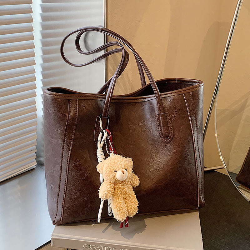 Damen Tragetasche mit elegantem strukturierter Oberfläche und praktischen Innenfächern Nord Taschen