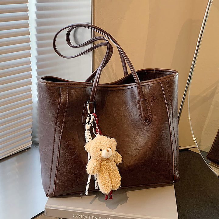 Damen Tragetasche mit elegantem strukturierter Oberfläche und praktischen Innenfächern Nord Taschen