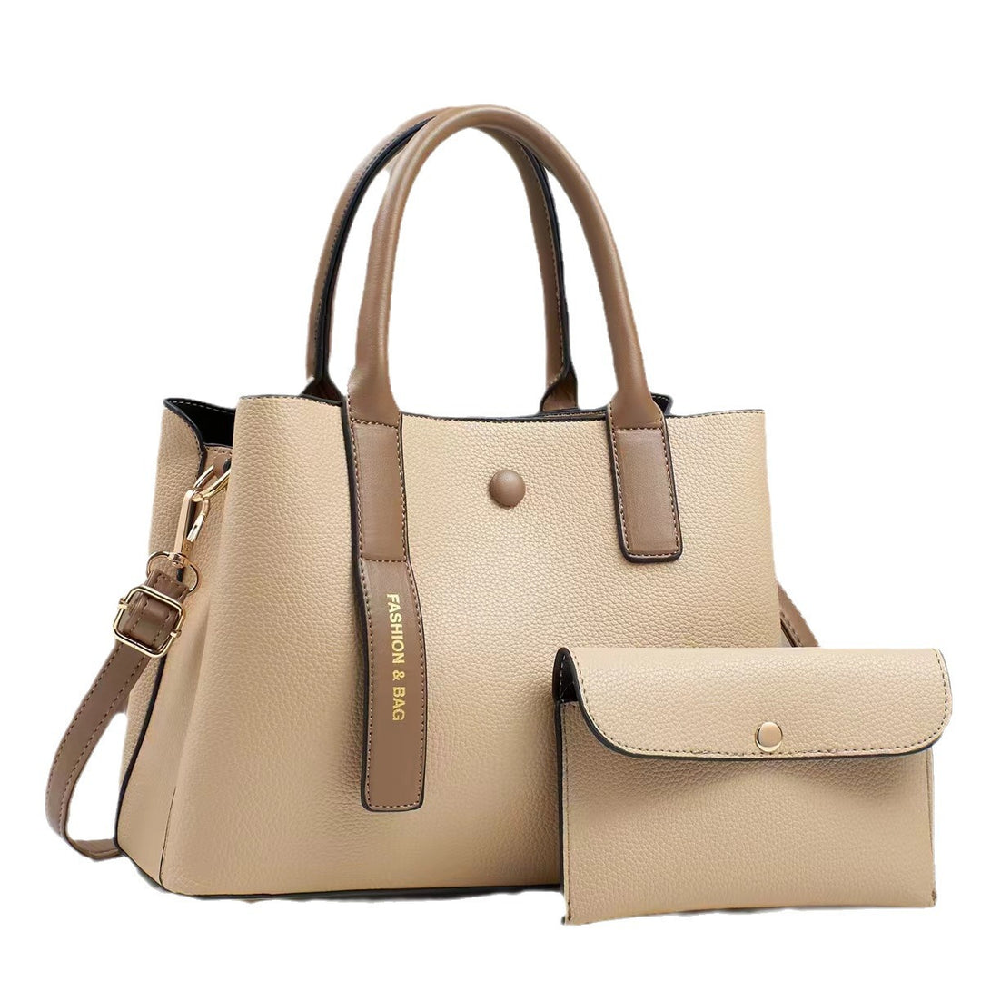 Damen stilvolle Handtasche mit abnehmbarem Mini-Portemonnaie Nord Taschen