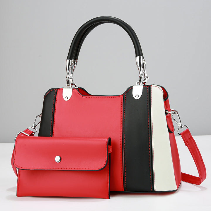 Damen modische Handtasche mit strukturiertem Design und abnehmbarer Clutch Nord Taschen