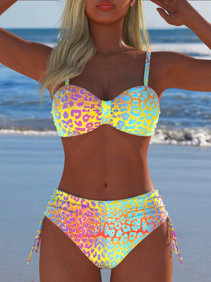 Damen Bikini-Set mit gepolstertem Balconette-Oberteil und höhenverstellbaren Badeshorts Nord Taschen