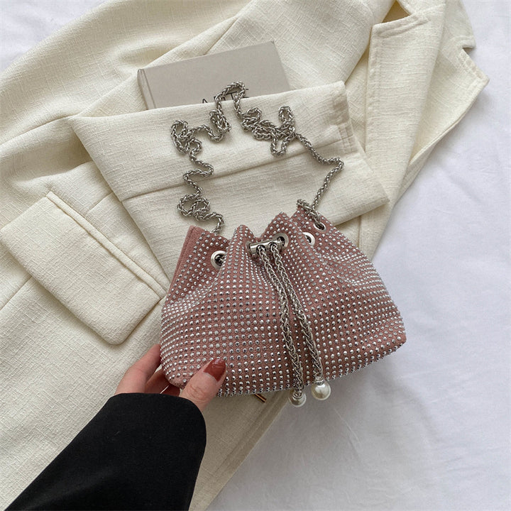 Damen elegante Beuteltasche mit Strassverzierungen Nord Taschen