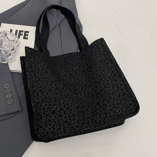 Damen Einkaufstasche aus strapazierfähigem Material mit floralem Design Nord Taschen