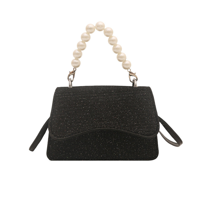 Damen Mini-Handtasche mit Perlenakzent Nord Taschen