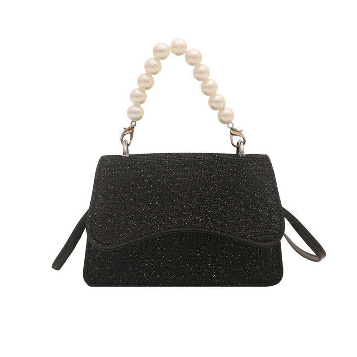 Damen Mini-Handtasche mit Perlenakzent Nord Taschen