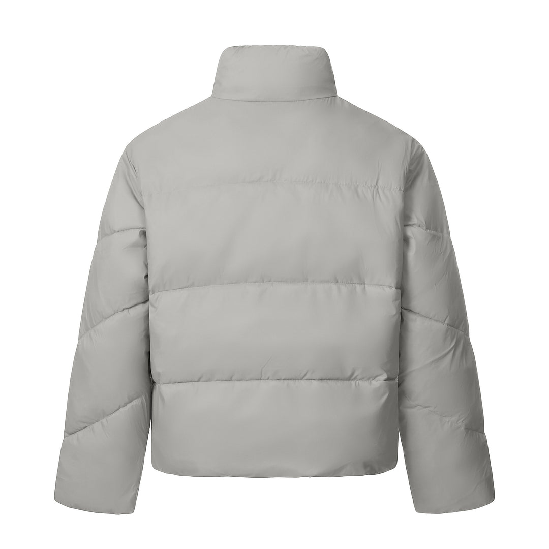Unisex Kurze gesteppte Isolationsjacke mit wärmendem Funnelkragen Nord Taschen