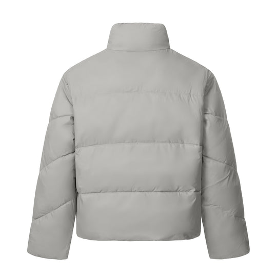 Unisex Kurze gesteppte Isolationsjacke mit wärmendem Funnelkragen Nord Taschen