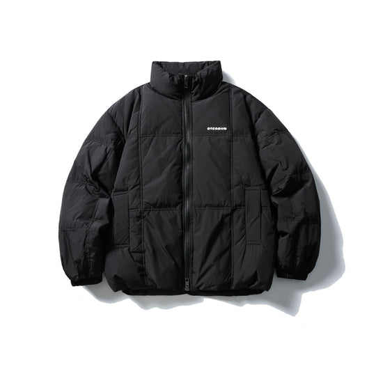 Herren Boxy-Steppjacke mit hohem Standkragen, Karo-Steppung und elastischem Saum Nord Taschen