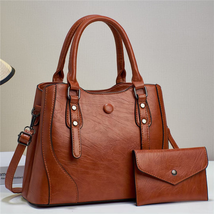 Damen Handtasche mit robustem Design und abnehmbarer Mini-Clutch Nord Taschen