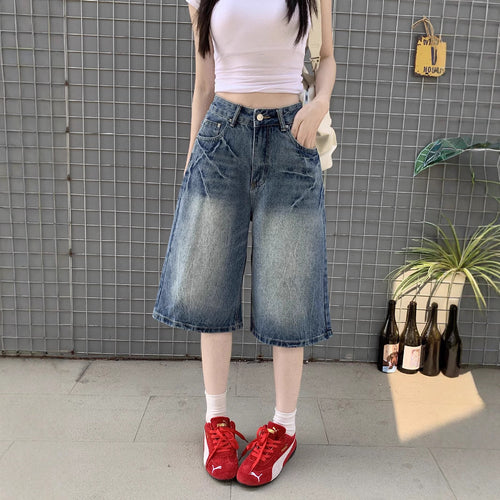 Damen Jeans-Shorts Nord Taschen
