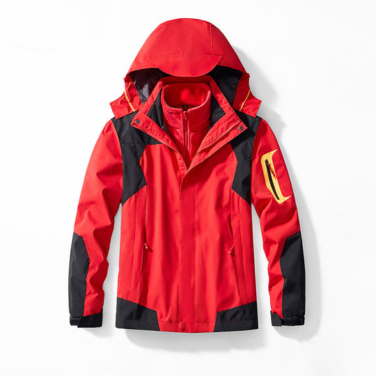 Herren atmungsaktive Outdoor-Windejacke Nord Taschen
