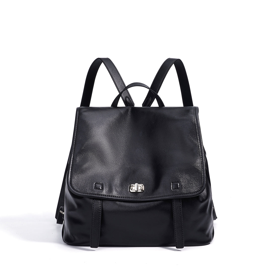 Damen Rucksack aus hochwertigem Leder mit verstellbaren Tragegurten Nord Taschen