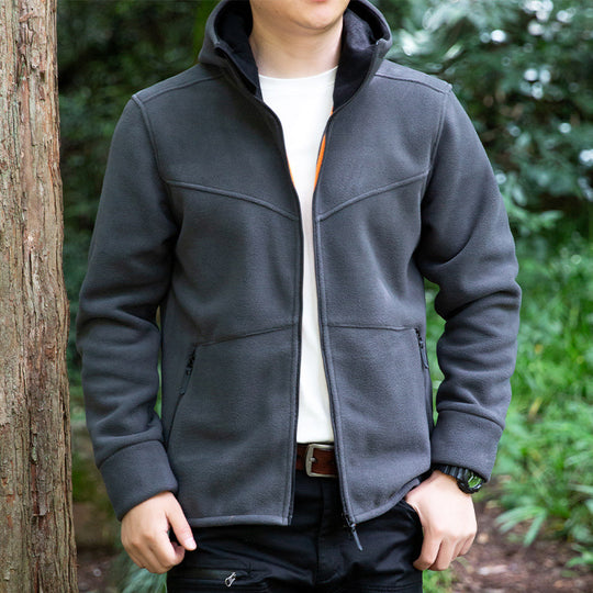 Herren Fleecejacke mit praktischen Taschen Nord Taschen