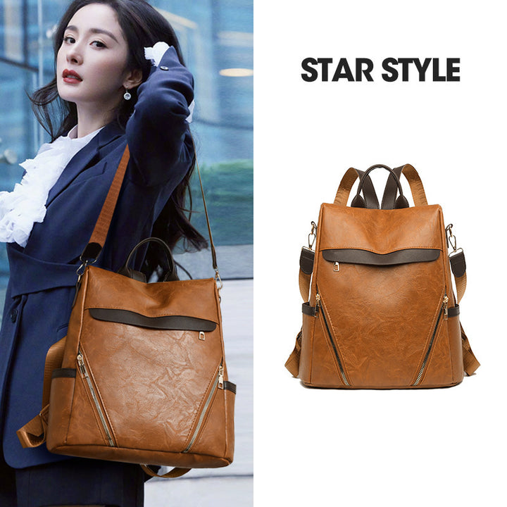 Damen Rucksack mit multifunktionalem Design und eleganten Reißverschlussdetails Nord Taschen