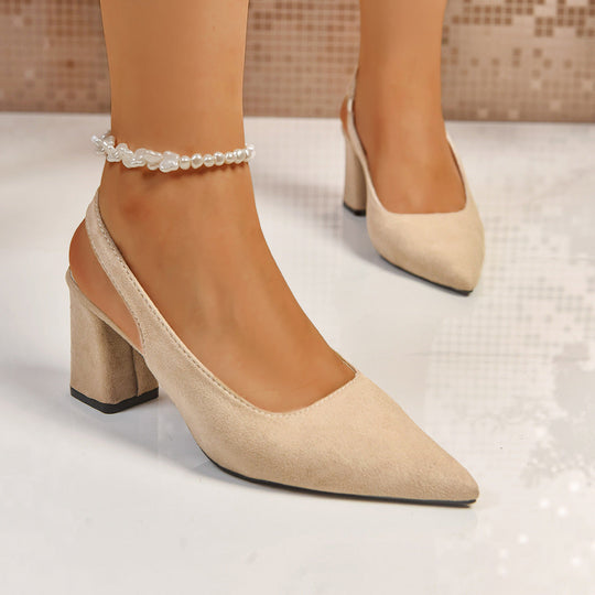 Damen Slingback-Pumps mit elegantem Blockabsatz - Vittorelli