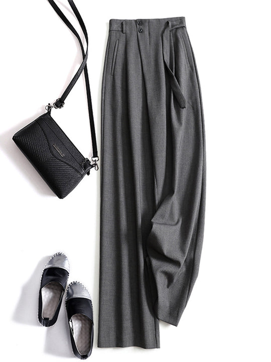 Damen Elegante und bequeme High-Waist-Hose Nord Taschen